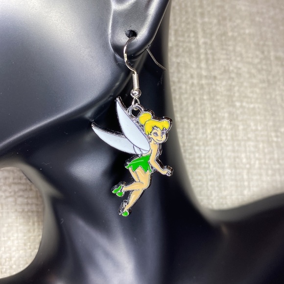 Tinkerbell inspired Hypoallergenic Earrings NWT - Picture 2 of 4